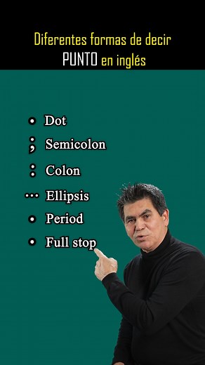 68K views · 3.4K reactions | Cómo decir Punto en inglés. Formas de Decir punto en inglés. Signos de Puntuación en inglés. #oscarpronunciation #ingles #inglesparatodos | Oscar English Pronunciation | Facebook