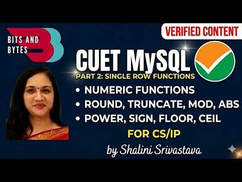 Master MySQL Numeric Functions for CUET 2026!