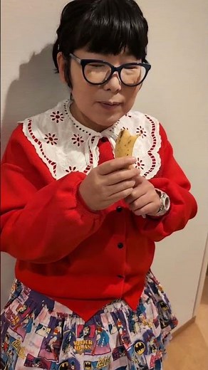 皮ごと食べられる岡山のバナナ #shorts