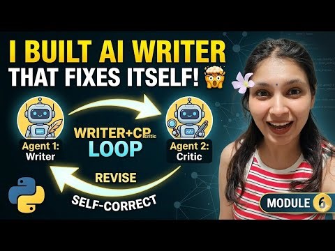 I Built an AI That Improves Its Own Writing 🤯 | Writer + Critic Loop (AutoGen Python)