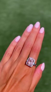 Bold, beautiful, and utterly captivating, this morganite statement ring steals the spotlight with its irresistible charm. The blush-pink hue of the morganite gemstone exudes elegance and romance, while the intricate detailing of the setting adds a touch of artistic flair. #effyjewelry | Effy Jewelry