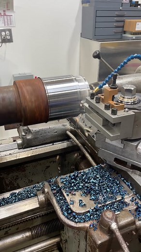 Metal Removal with Vintage American Pacemaker Lathe