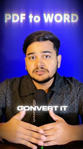 PDF ko Word banao sirf 2 Seconds mein! 🔥 #shorts