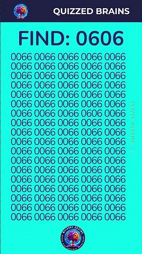 Find the Odd One Out — 0066 vs 0606 🟢 Easy Start!