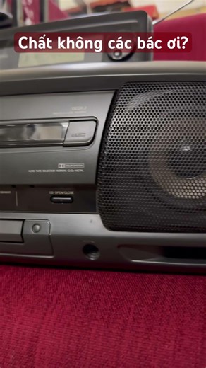 Bán đài Panasonic Boombox RX-DT77 To nặng như Cối đá #kênhaudionhậtbản #rx_dt77 #panasonic_rx_dt77