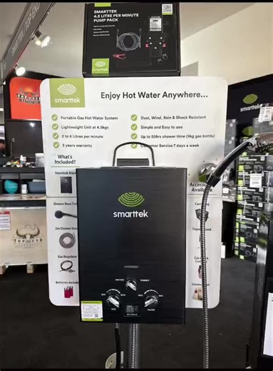 🏕️ Are You Ready for the Weekend? 🔥 It’s time to gear up and hit the road with Smarttek—bringing you instant hot water, anywhere! Whether you're camping, off-roading, or living off-grid, our Smarttek Hot Water Systems and accessories make outdoor adventures more comfortable and convenient. ✔ Instant Hot Water – No more cold showers at camp! ✔ Durable & Reliable – Built for tough Aussie conditions ✔ Easy Setup & Portable – Hot water wherever you need it ✔ Perfect for Camping, 4WD & Off-Grid Liv