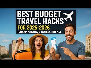 Best Budget Travel Hacks for 2025–2026 ✈️ Cheap Flights & Hotels Tricks | Travelpedia Guide