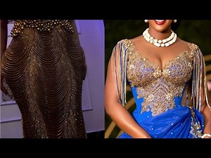 How to make and attach CUP CHAIN FRINGES to Dress