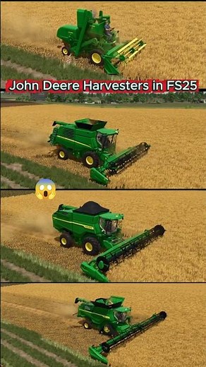 John Deere Harvesters Evolution in FS25 🚜🌾