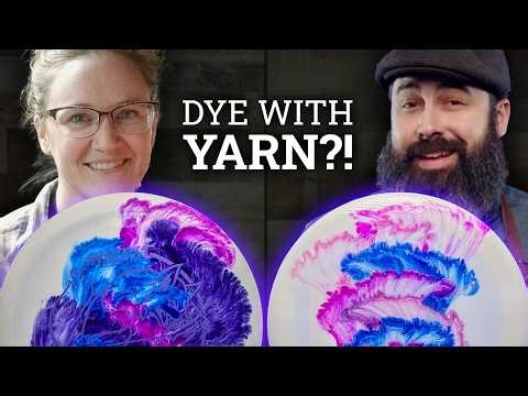 WieDyed Taught Me How to Dye With Yarn?! (COMPLETE Disc Dyeing Workshop)