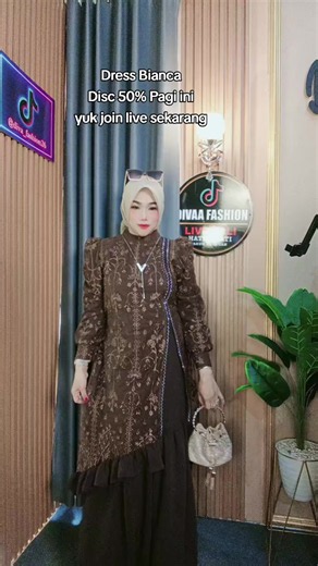 Dress Bianca Spesial promo TERAMBYAR hari ini,join live jangan sampai lolos #dress #gamis #gamiscantik #gamislebaran #gamismewah