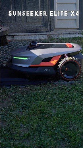 The Sunseeker Elite X4 is THE robotic lawnmower without cables or antennas, 100% autonomous 🤖🌱