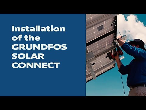 Installation of the GRUNDFOS SOLAR CONNECT