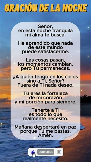 Oración de la Noche 🕊️ Salmo 73 Tenerte a Ti Es Todo Lo Que Necesito