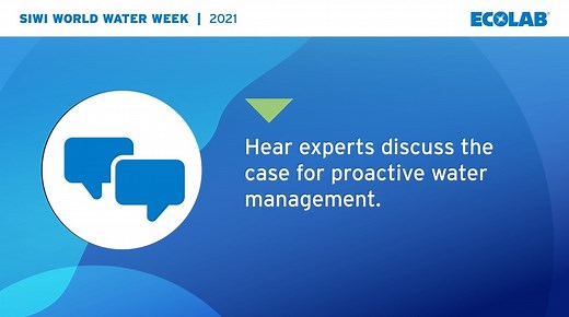 42 reactions | Proactive water management plans can do more than help protect your facilities from water stress. They can also help you save money and advance carbon reduction goals. Learn more from industry experts discussing the business case for water management at SIWI World Water Week. | Ecolab | Facebook