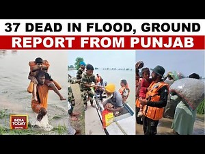 Punjab Floods: 37 Dead, Lakhs Impacted as Monsoon Wreaks Havoc Across State | India Today News