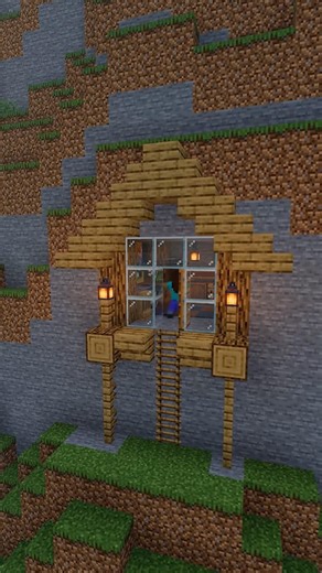 Simple Cave Starter Base Tutorial #minecraft