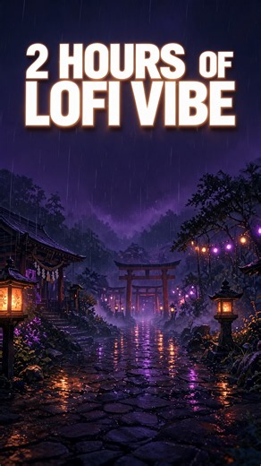 Best Halloween Rainy Japanese Shrine Lofi 🎃🌧️⛩️ | 2 Hours of Beats to Study, Relax & Sleep 🌙
