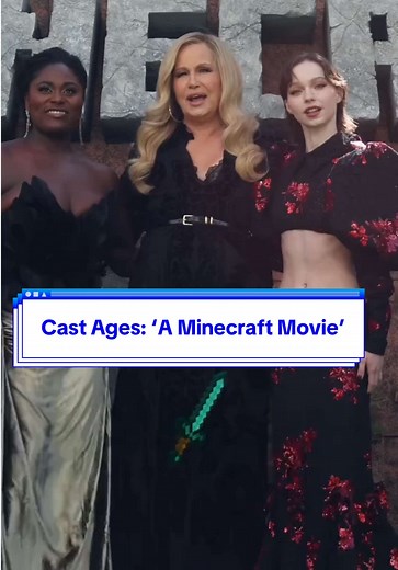 Cast Ages of Iconic Characters in Minecraft Movie