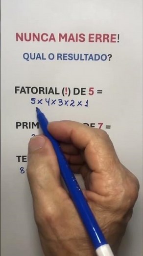 FATORIAL, PRIMORIAL e TERMIAL