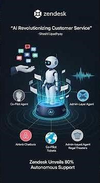 💥Revolutionizing Support! 📈Zendesk Unveils AI-Driven Agents🚀 - Transforming 80% of Customer...
