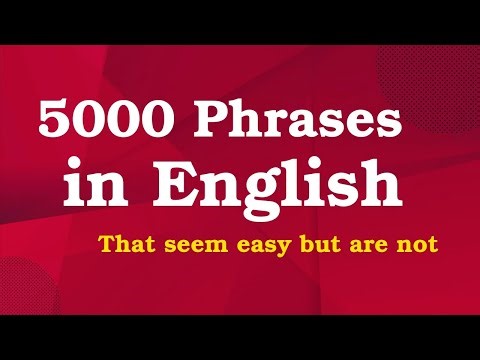 5000 Basic English Phrases For Everyday Life | English Conversation Practice | Improve Listening