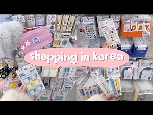 shopping in korea vlog 🇰🇷 daiso stationery haul 📙 2026 new year collection!