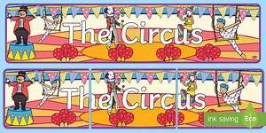 Circus Display Banner