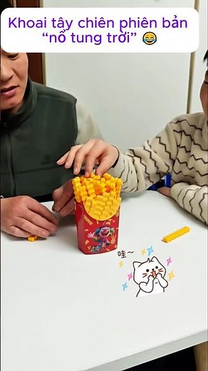 Potatoes that explode into pieces. Whoever loses has to wash the dishes, kids :)) #uniquetoys #so...