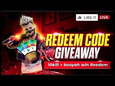 Free Fire Live Redeem Code Giveaway ❗ Mouse Keyboard Mobile Streaming Team Coad Give way