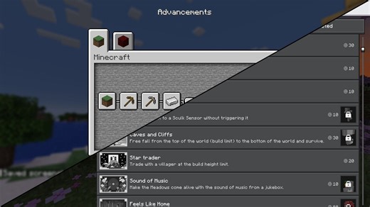 Minecraft advancement and achievement system explained