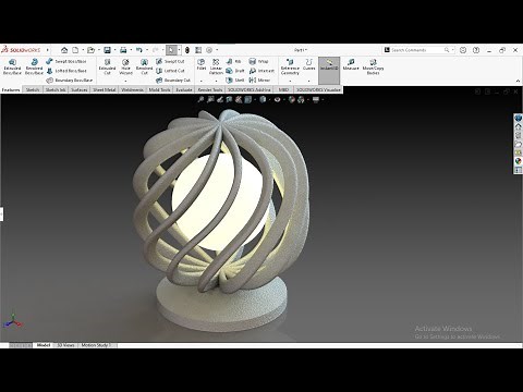 Creating a Unique Lamp Design Using Solidworks: Step-by-Step Tutorial