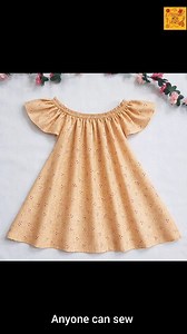 2-3 year elastic neck baby frock design Detailed video of cutting and stitching is available on my YouTube channel #yokefrock #roundyoke #elasticsleeve #WinterBabyOutfit #princesslook #frillsleeves #puffsleeve #cutting #babyfrockcuttingandstitching #collarneckdesign | Anyone can sew