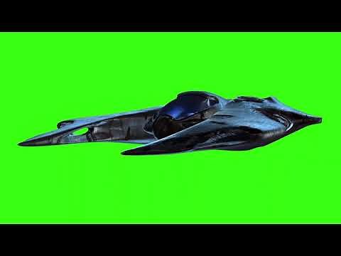 SpaceShip Green Screen Footage