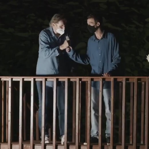 Privilege to have Liam Neeson & his son Michael Richardson premier “ Made in Italy” at our drive in. ✨Sound On! “ best pizza in the northeast!”-LN | Legend Story