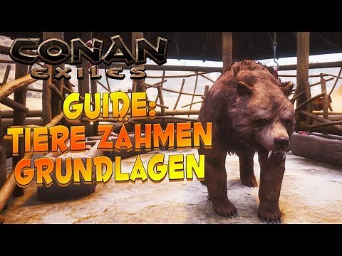 CONAN EXILES GUIDE: Tiere / Pets zähmen - Grundlagen! ⭐ Anfängerguide 2019