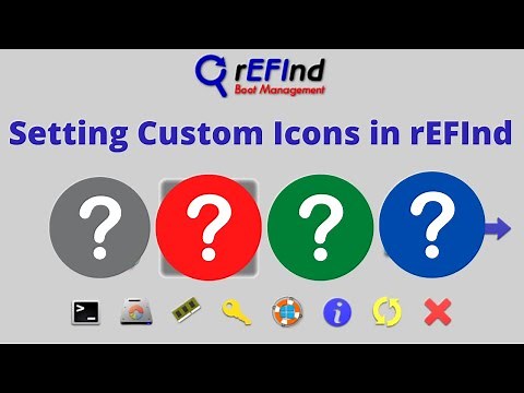 How to Set Custom Icons in rEFInd