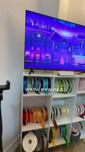 Sewing room tour 🎀 #indigenous #ribbonskirts #dayinmylife #fyp | ribbon skirts