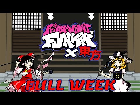 FNF vs TOUHOU Full Game ALL WEEK 1,2,3 + Cutscenes + Ending [Friday Night Funkin' MOD/HARD]