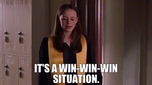 It's a win-win-win situation.