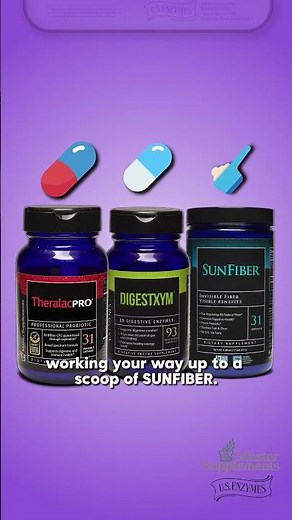 3 Supplements Your Gut Needs: Probiotics, Enzymes & Prebiotic Fiber