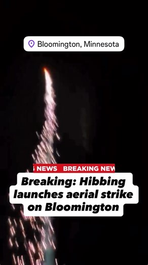 BREAKING: Hibbing is reported to have launched an aerial strike targeting sites in Bloomington earlier today. Witnesses described fast-moving aircraft overhead followed by controlled-impact blasts, prompting immediate emergency response and area lockdowns. Officials say damage assessments are underway while residents are urged to avoid affected zones and monitor updates. Authorities across Minnesota are coordinating response efforts as this developing situation continues to unfold. Follow for ve