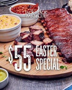 122 reactions · 17 shares | Celebrate Easter and preorder our $55 Easter Special for pickup - available April 8 + April 9. Ribs, Burnt Ends, Beans & Cheesy Corn! | Jack Stack Barbecue | Facebook