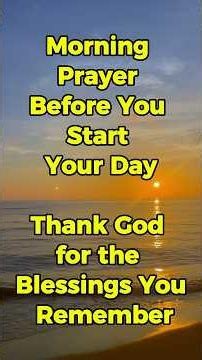 Thank God for the Blessings You Remember