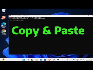 How To Copy and Paste in the Command Prompt