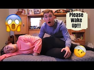 Falling Off The Bed Then PASSING OUT Prank On Boyfriend! *Cute Reaction*