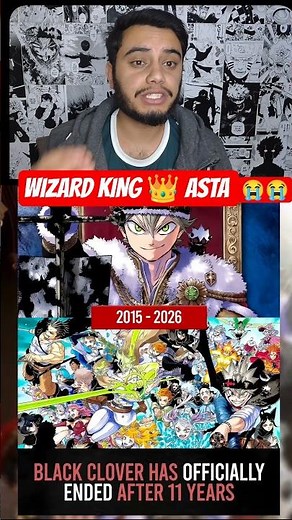 Asta Becomes Wizard King 👑 THE END 😭 #blackclover #astawizardking