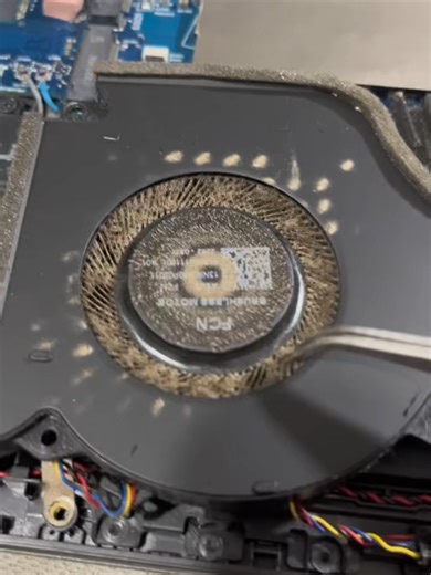 ASMR Cleaning Dust from a Laptop Fan | Part 34