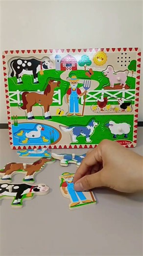 Best Old Mac Donald wooden farm puzzle