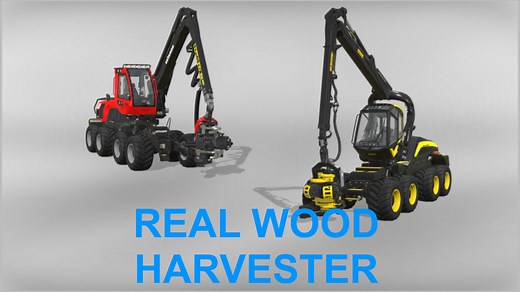 Real Wood Harvester v1.0 - FS19 mod - FS19.net